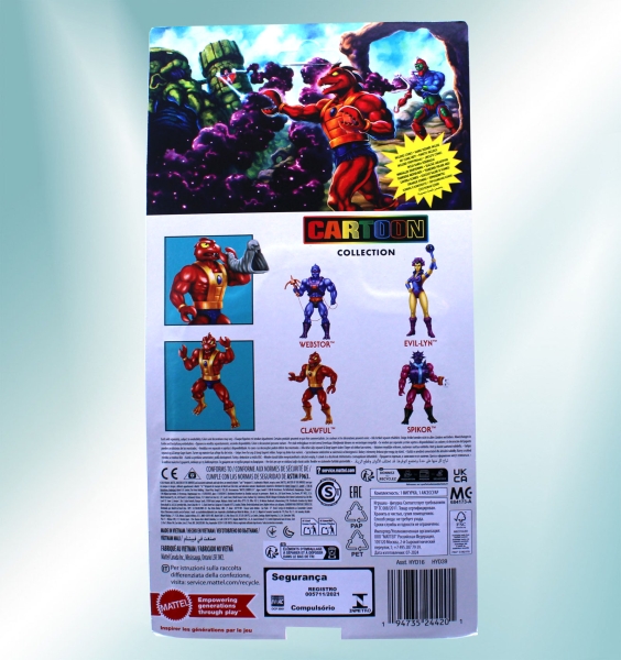 Masters of the Universe Cartoon Collection Actionfigur 2024 Clawful 14 cm von Mattel
